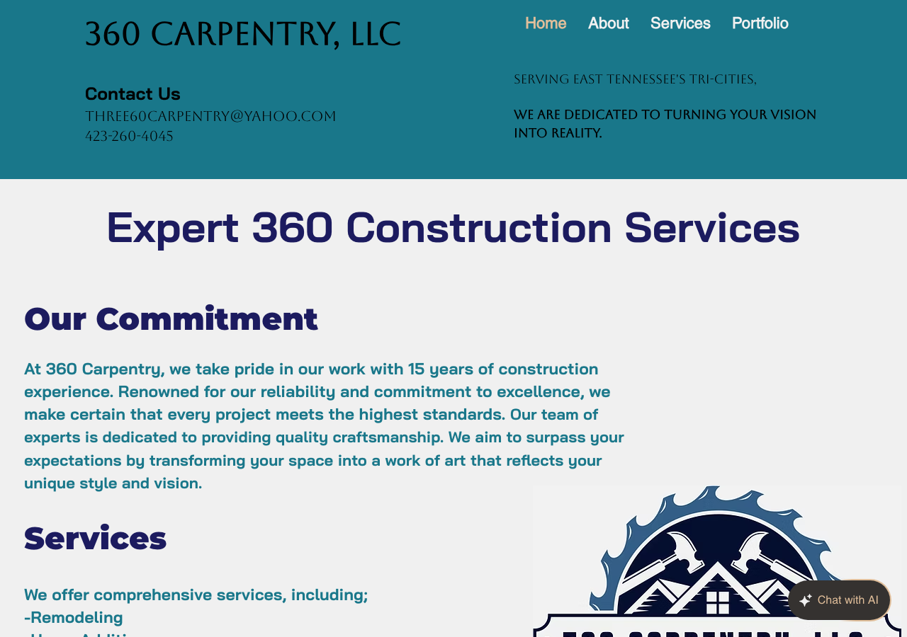 Current website screenshot