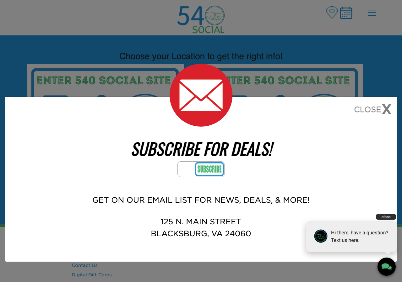 Current website screenshot