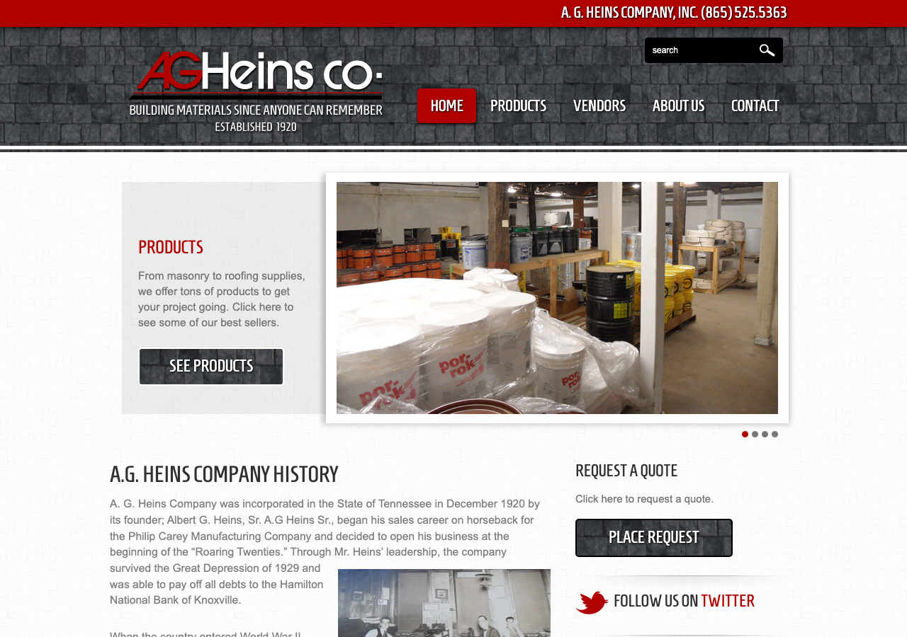 Current website screenshot