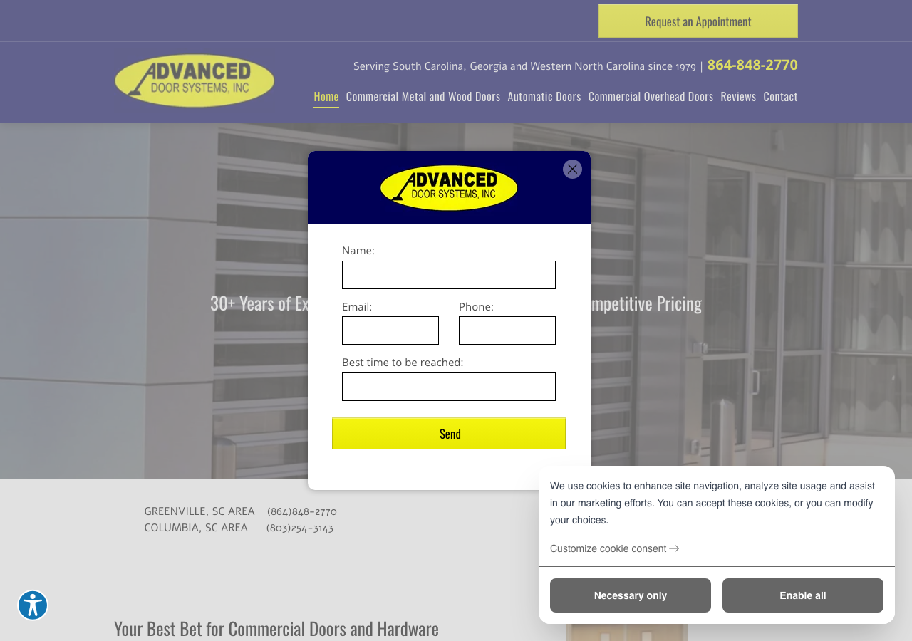 Current website screenshot