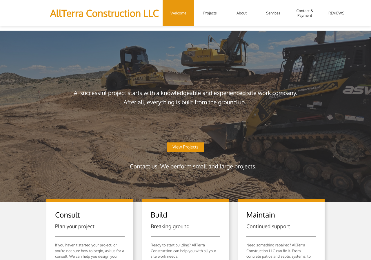 Current website screenshot