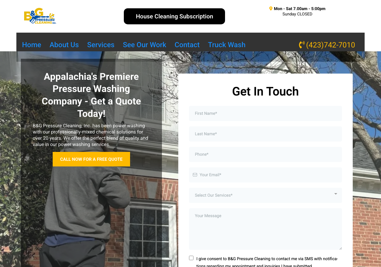 Current website screenshot
