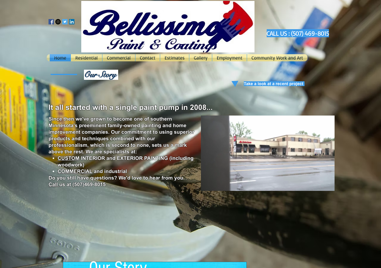 Current website screenshot