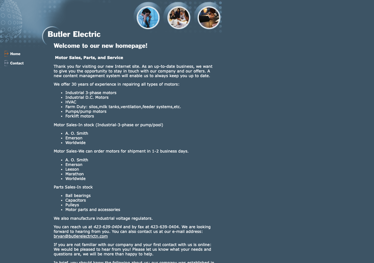 Current website screenshot