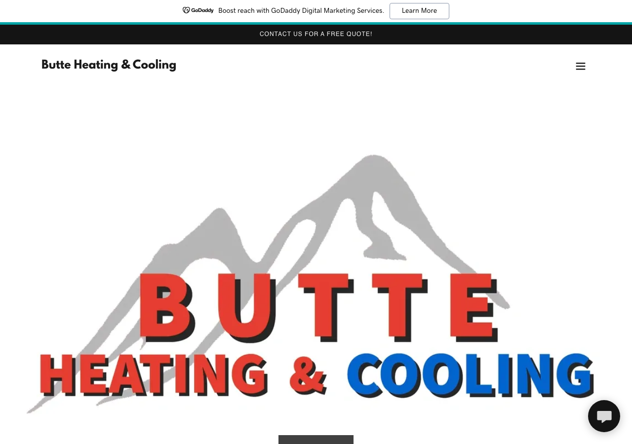 Current website screenshot