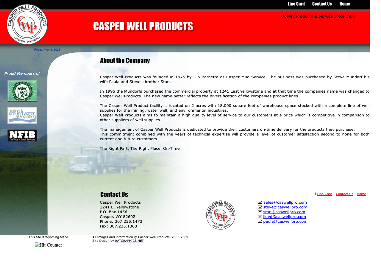 Current website screenshot