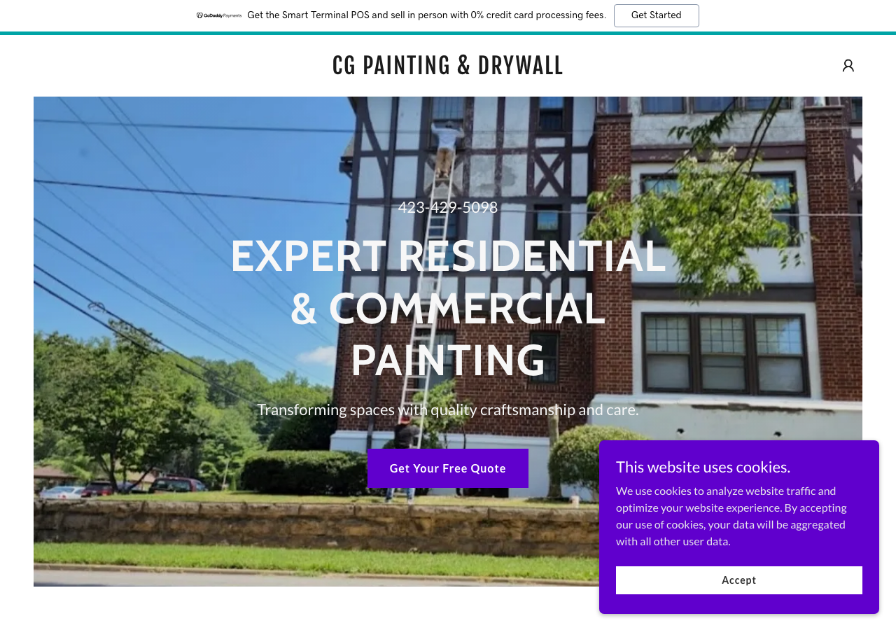Current website screenshot