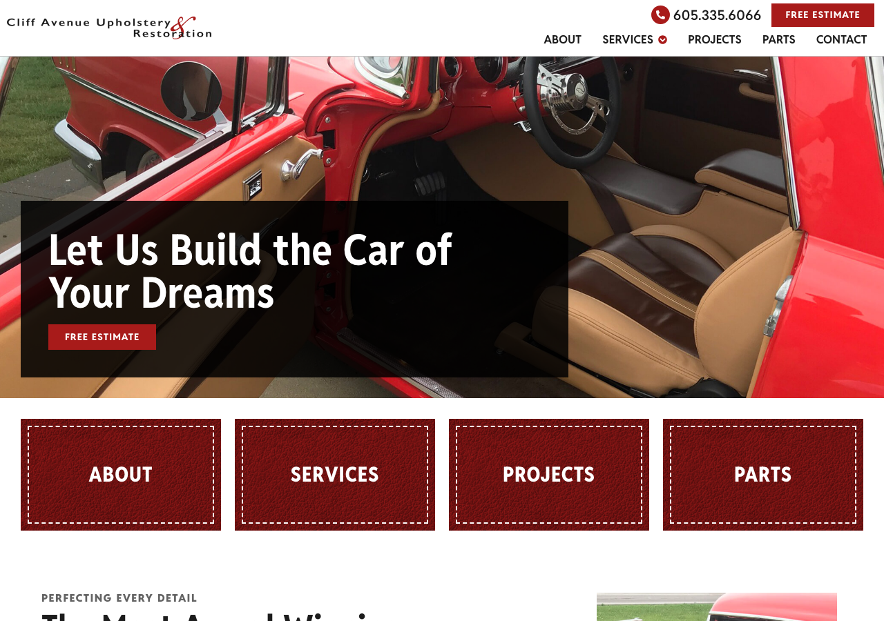 Current website screenshot