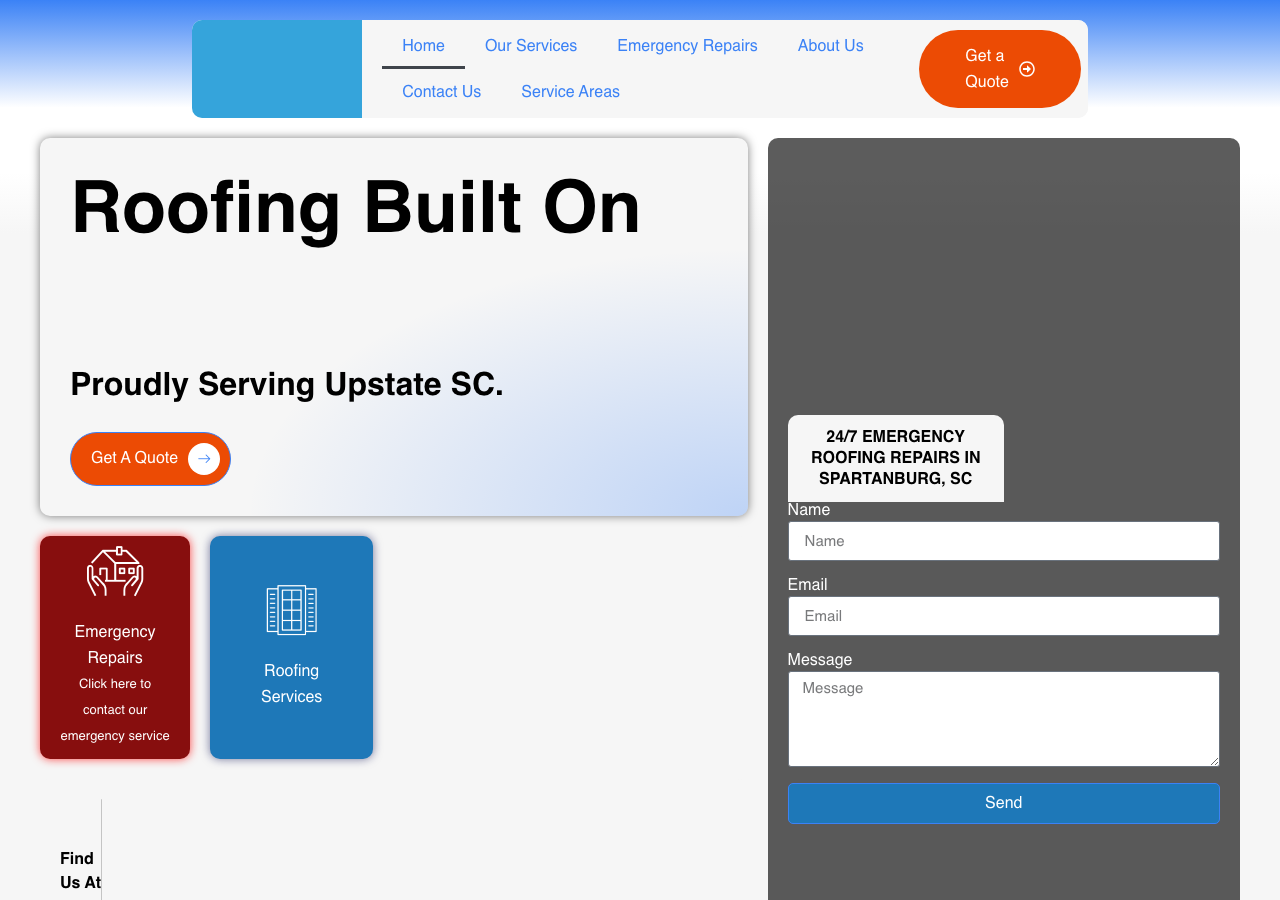 Current website screenshot