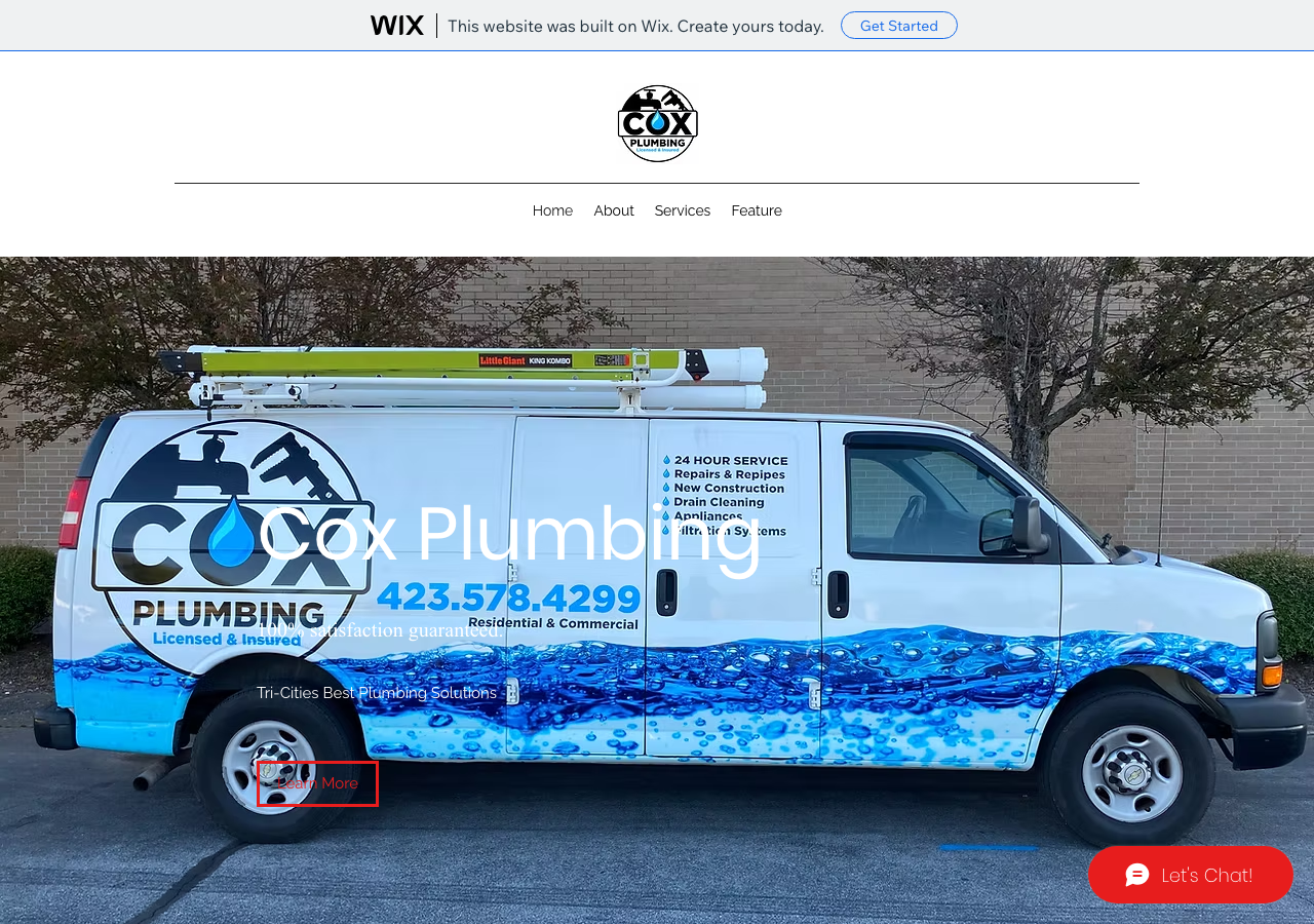Current website screenshot