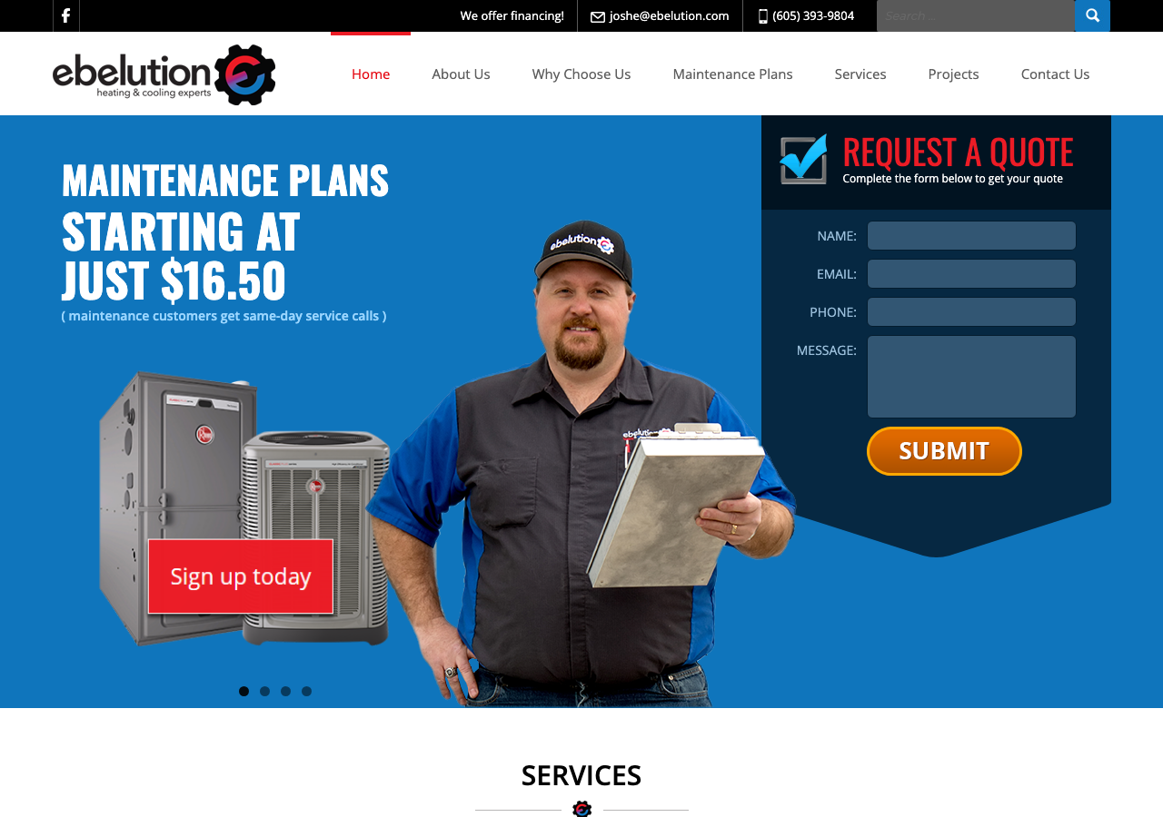 Current website screenshot