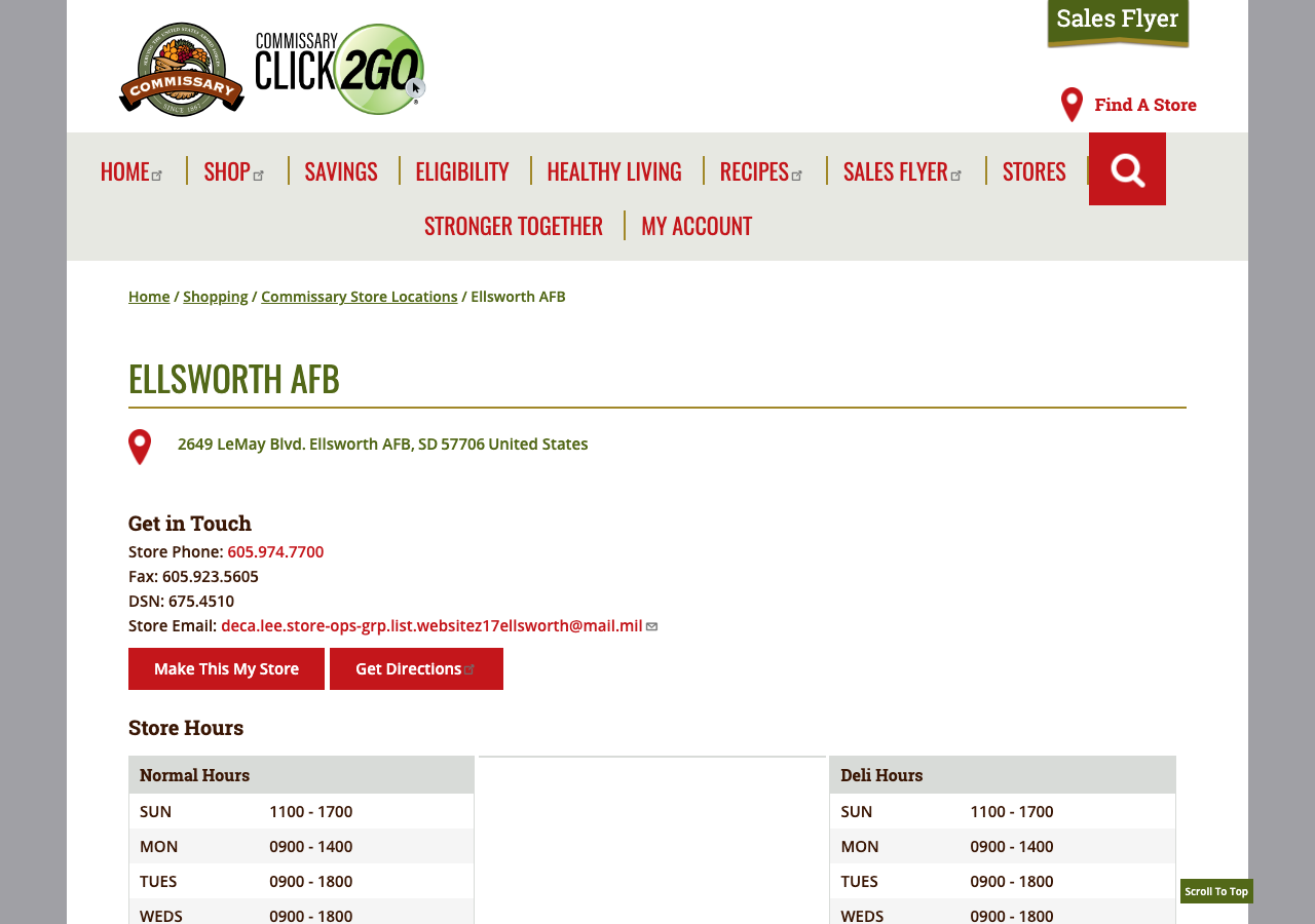 Current website screenshot