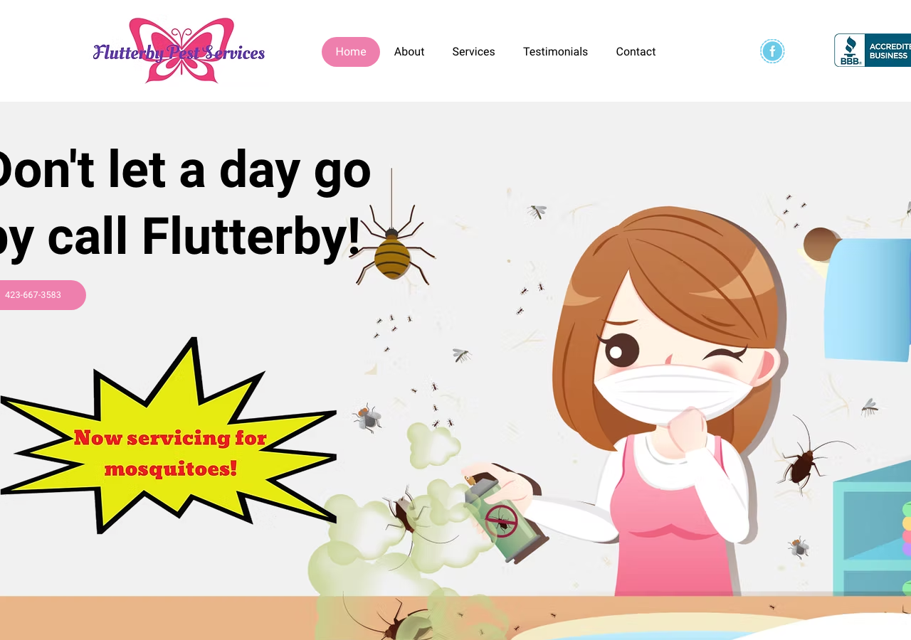 Current website screenshot