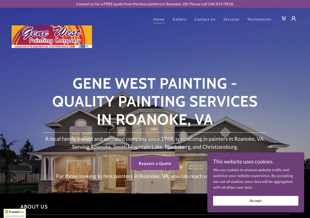 Current website screenshot