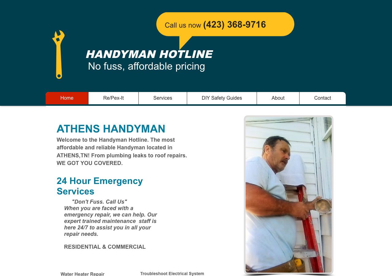 Current website screenshot