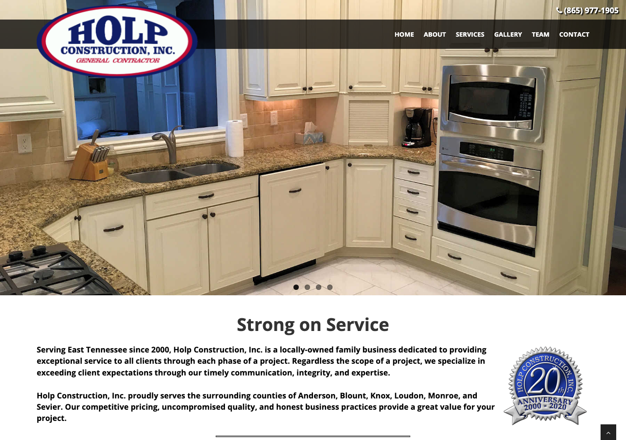 Current website screenshot