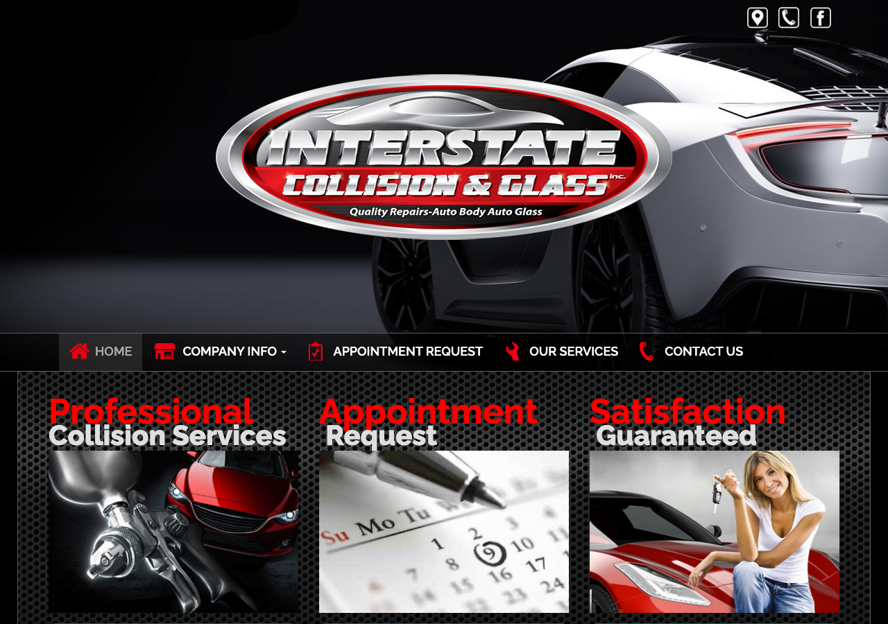 Current website screenshot