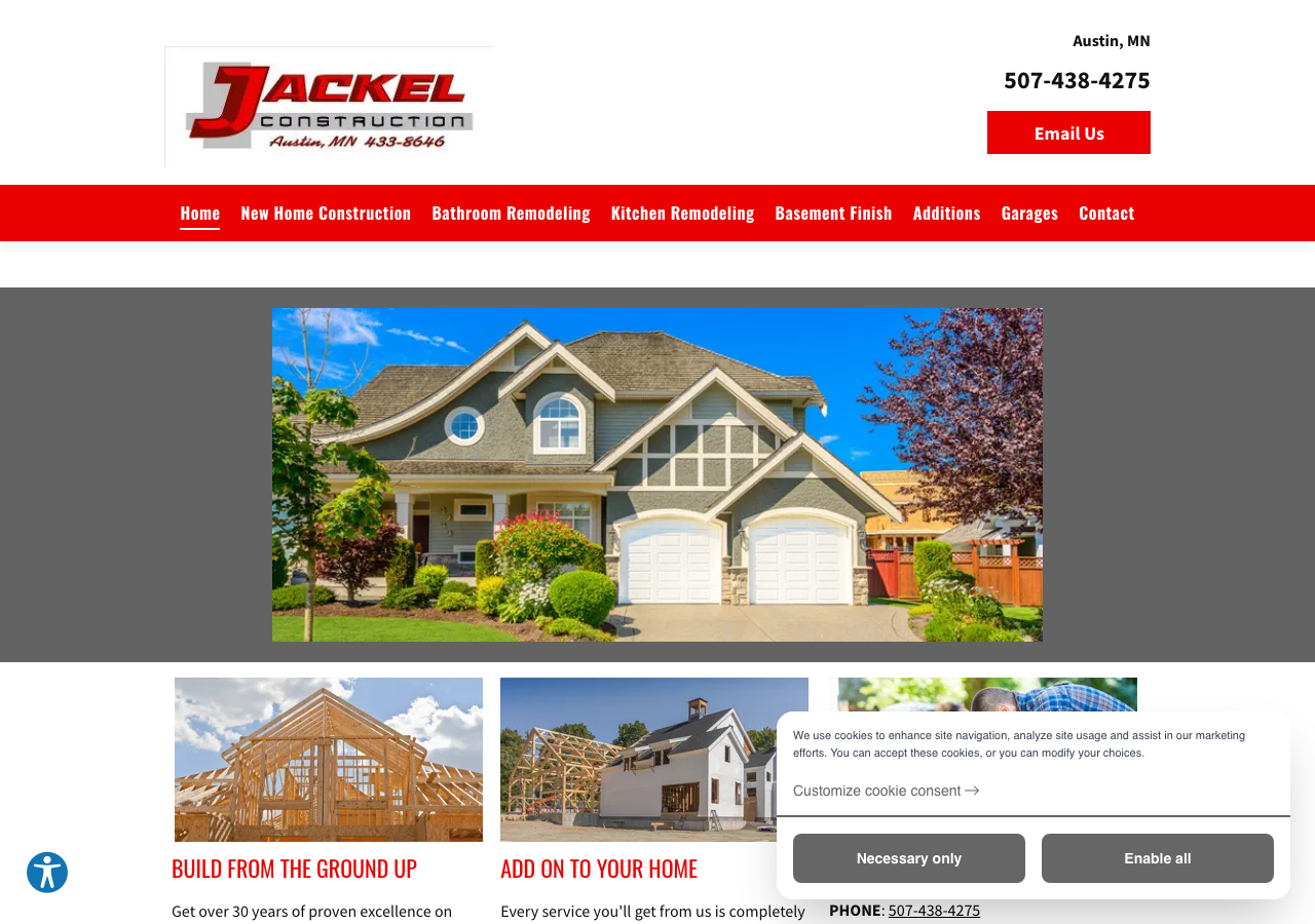 Current website screenshot