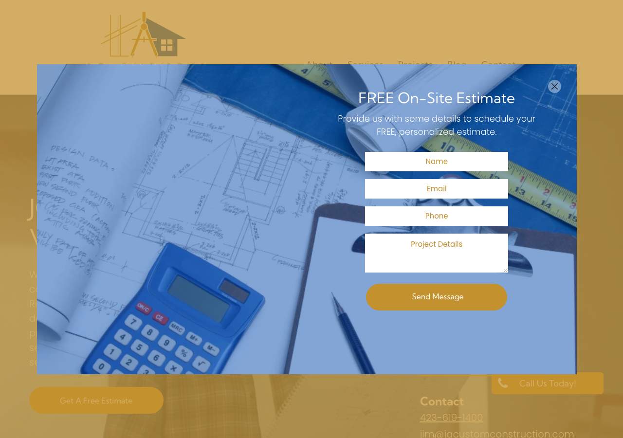 Current website screenshot