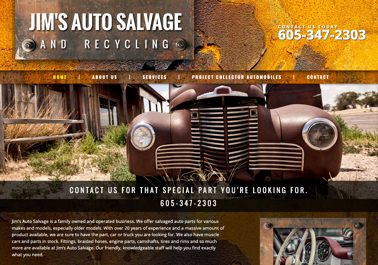 Current website screenshot