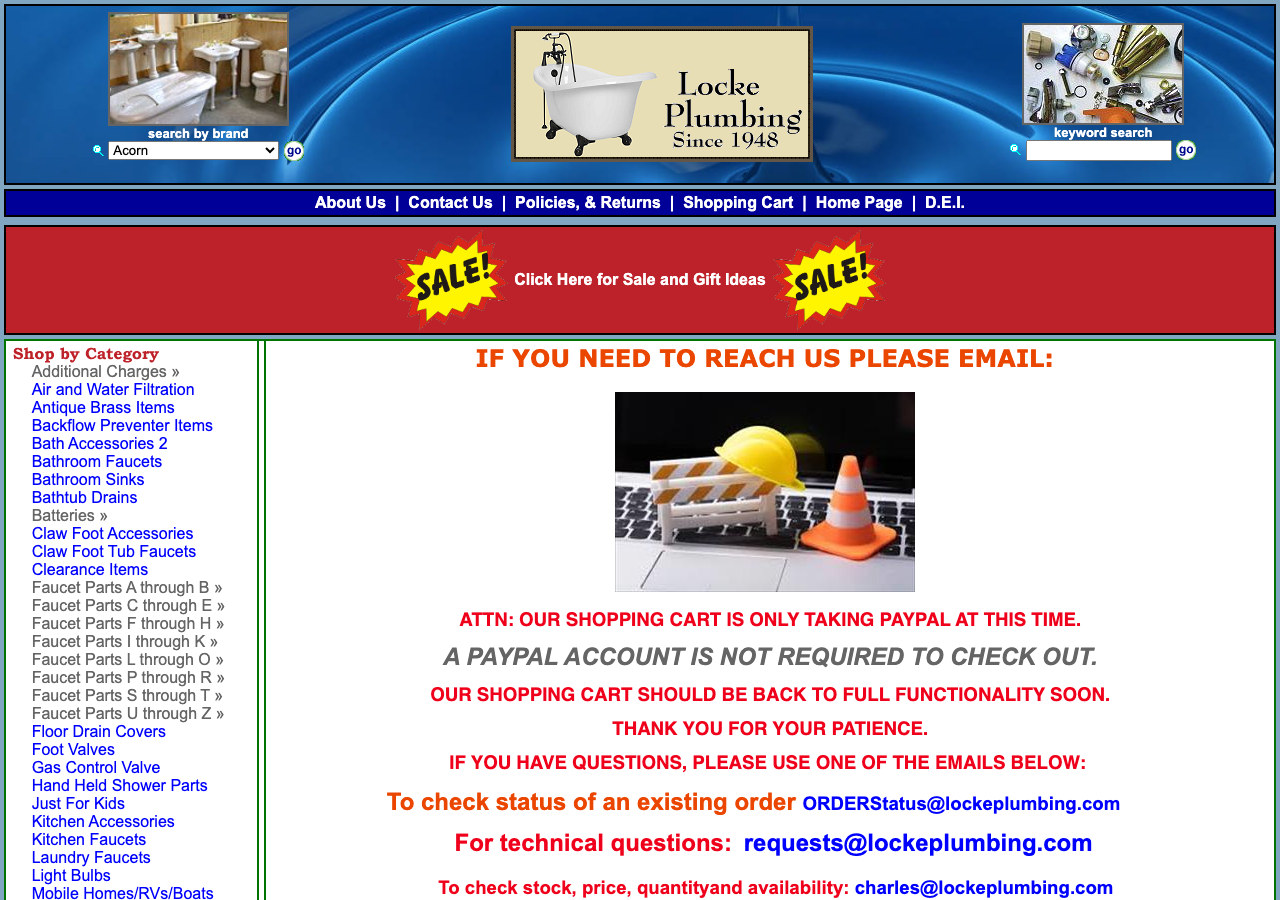 Current website screenshot