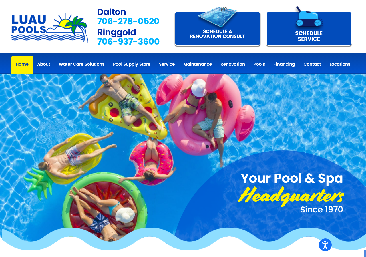 Current website screenshot