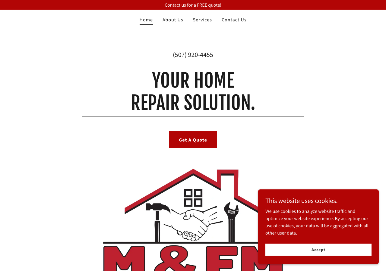 Current website screenshot