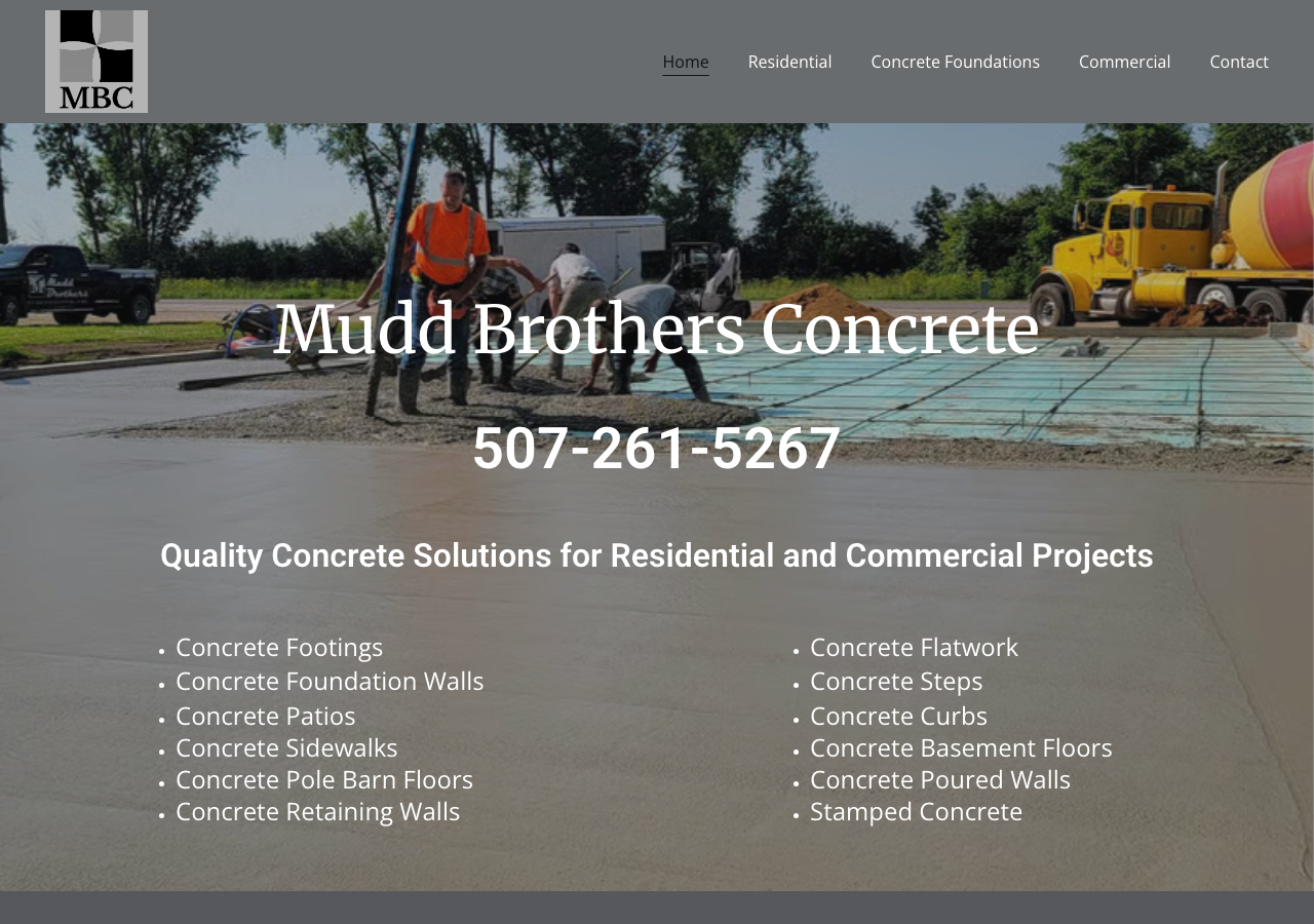 Current website screenshot