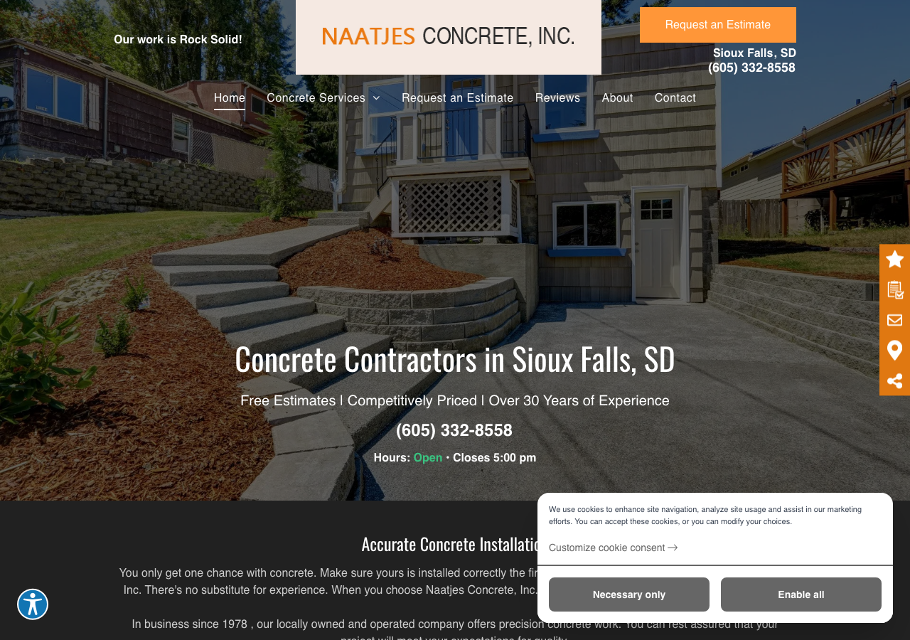 Current website screenshot