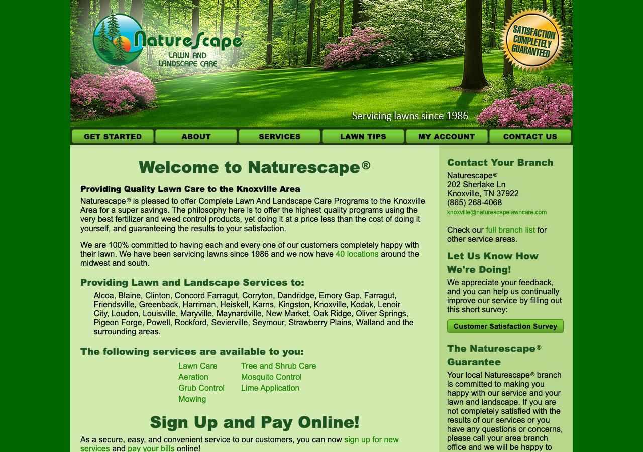 Current website screenshot