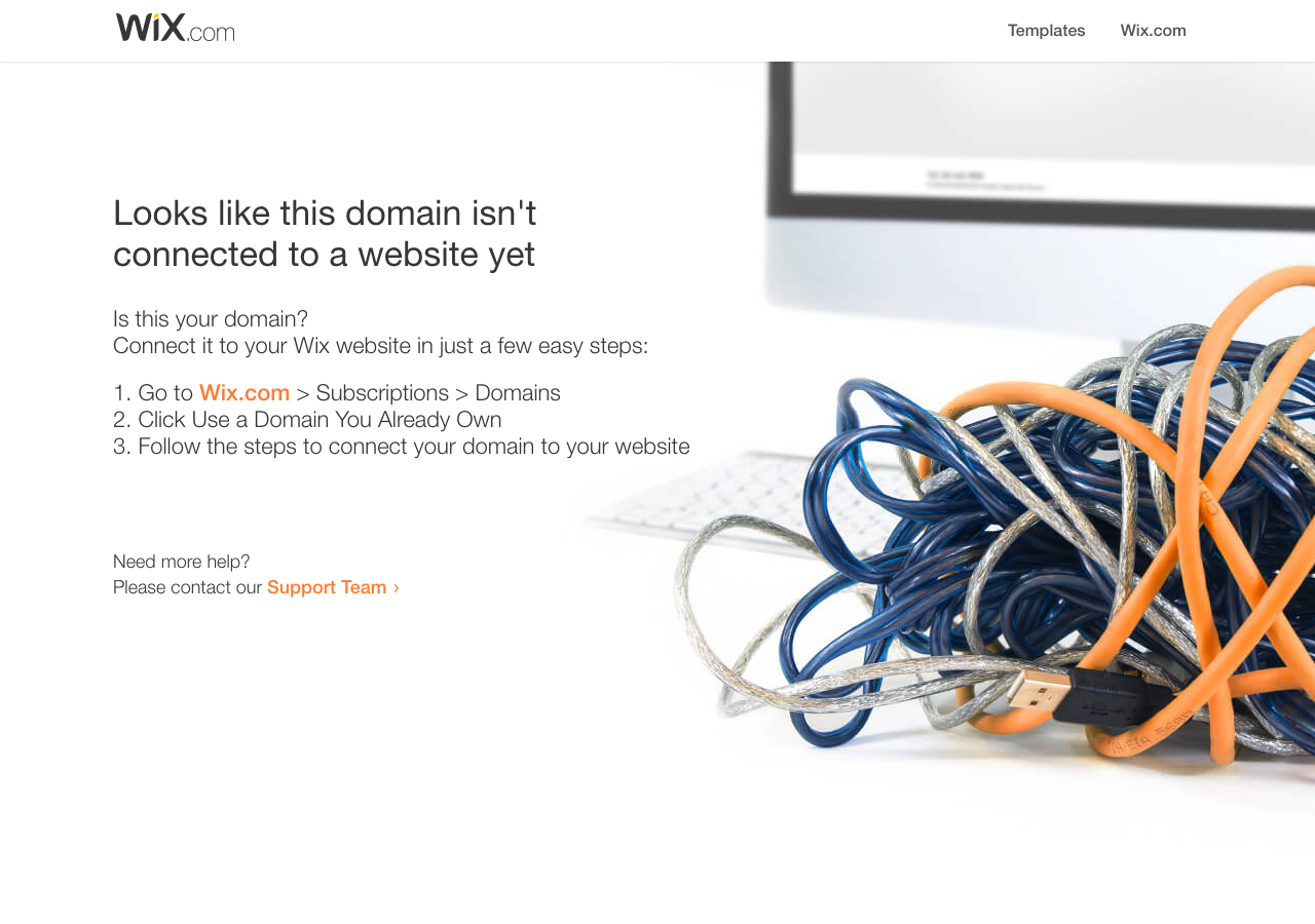 Current website screenshot