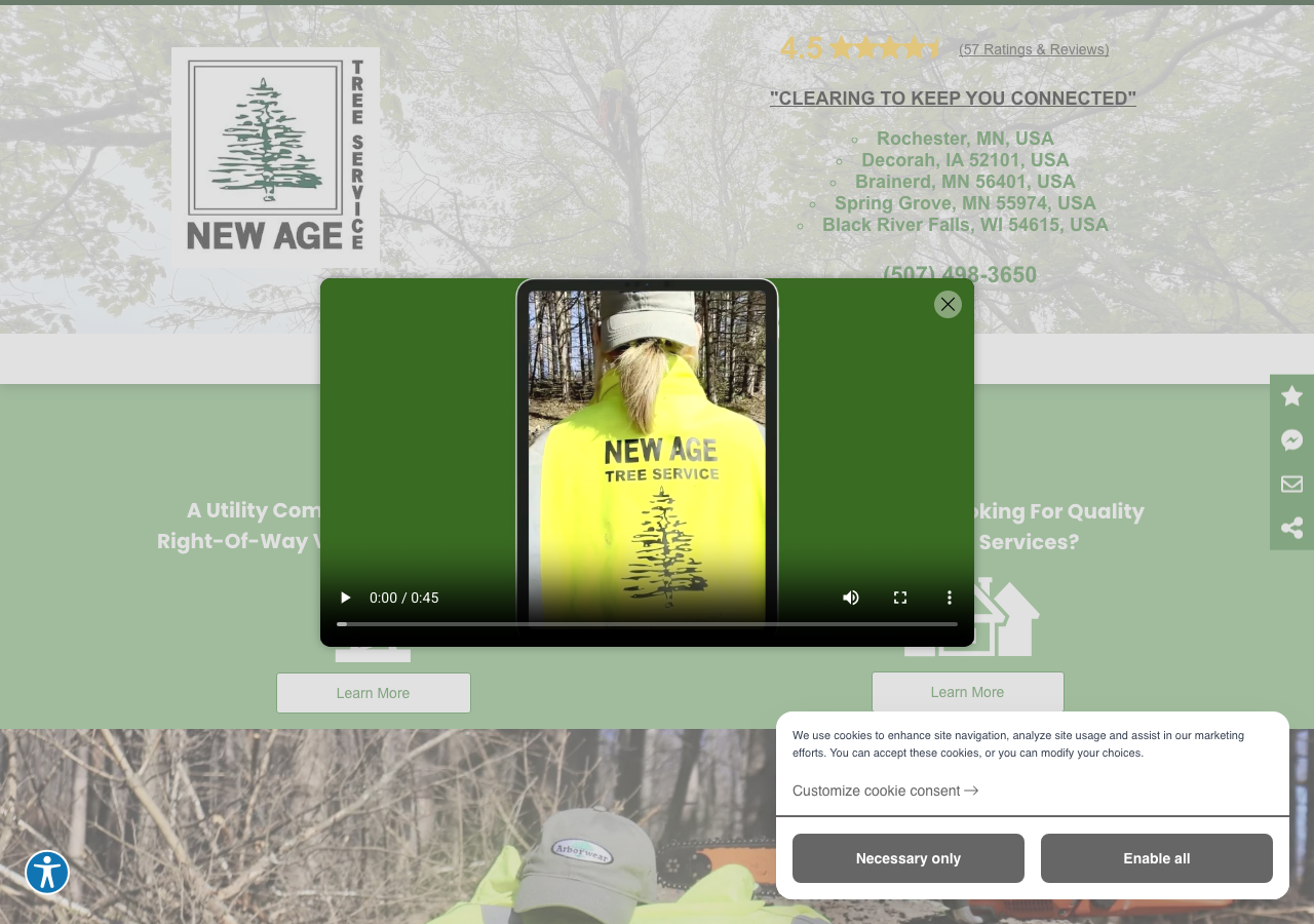 Current website screenshot