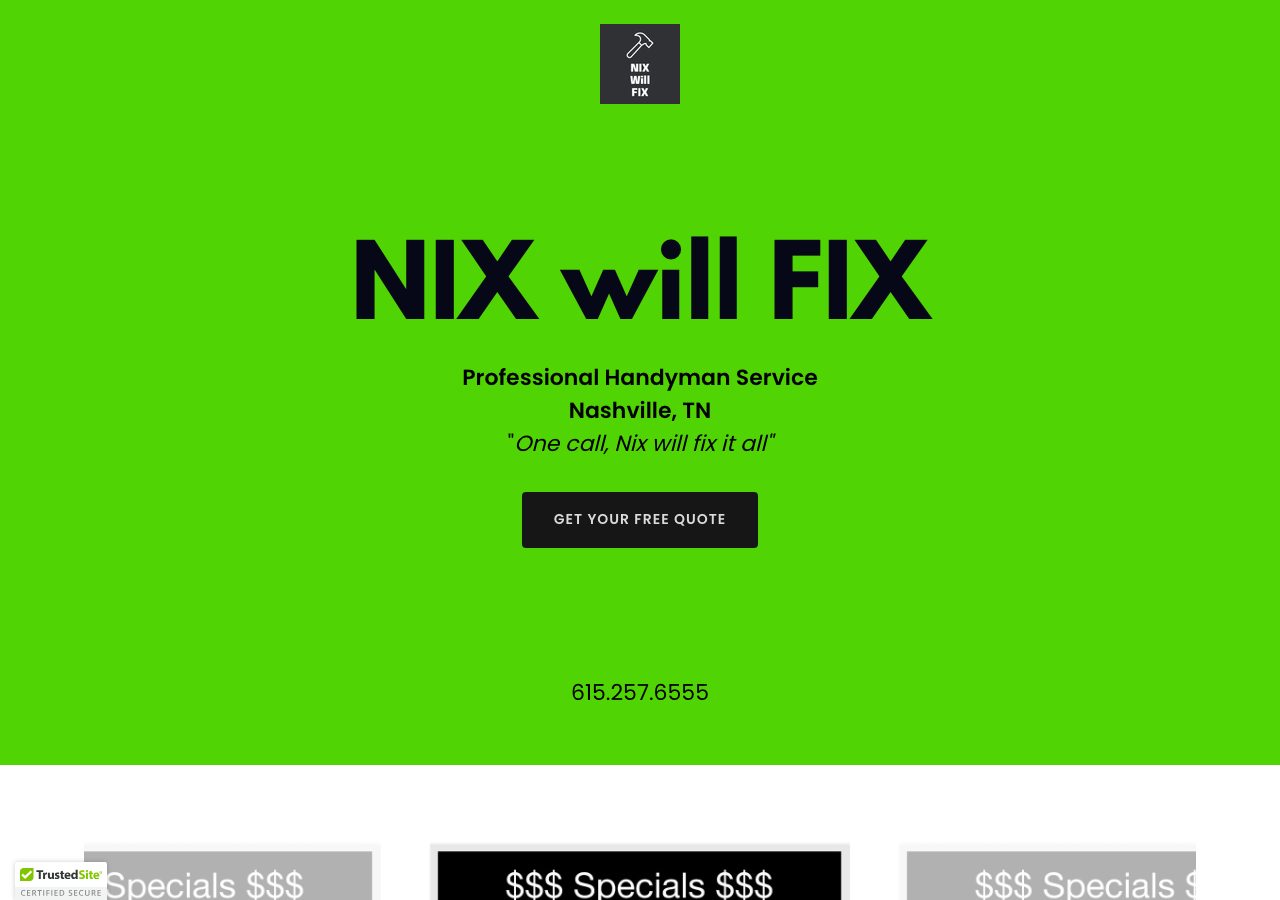 Current website screenshot