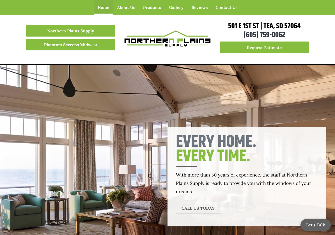 Current website screenshot
