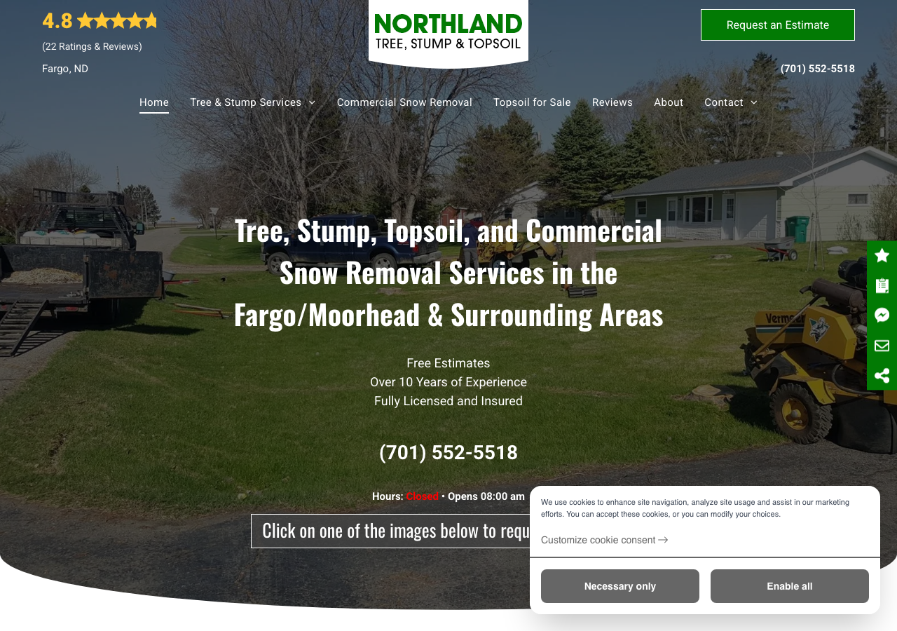 Current website screenshot