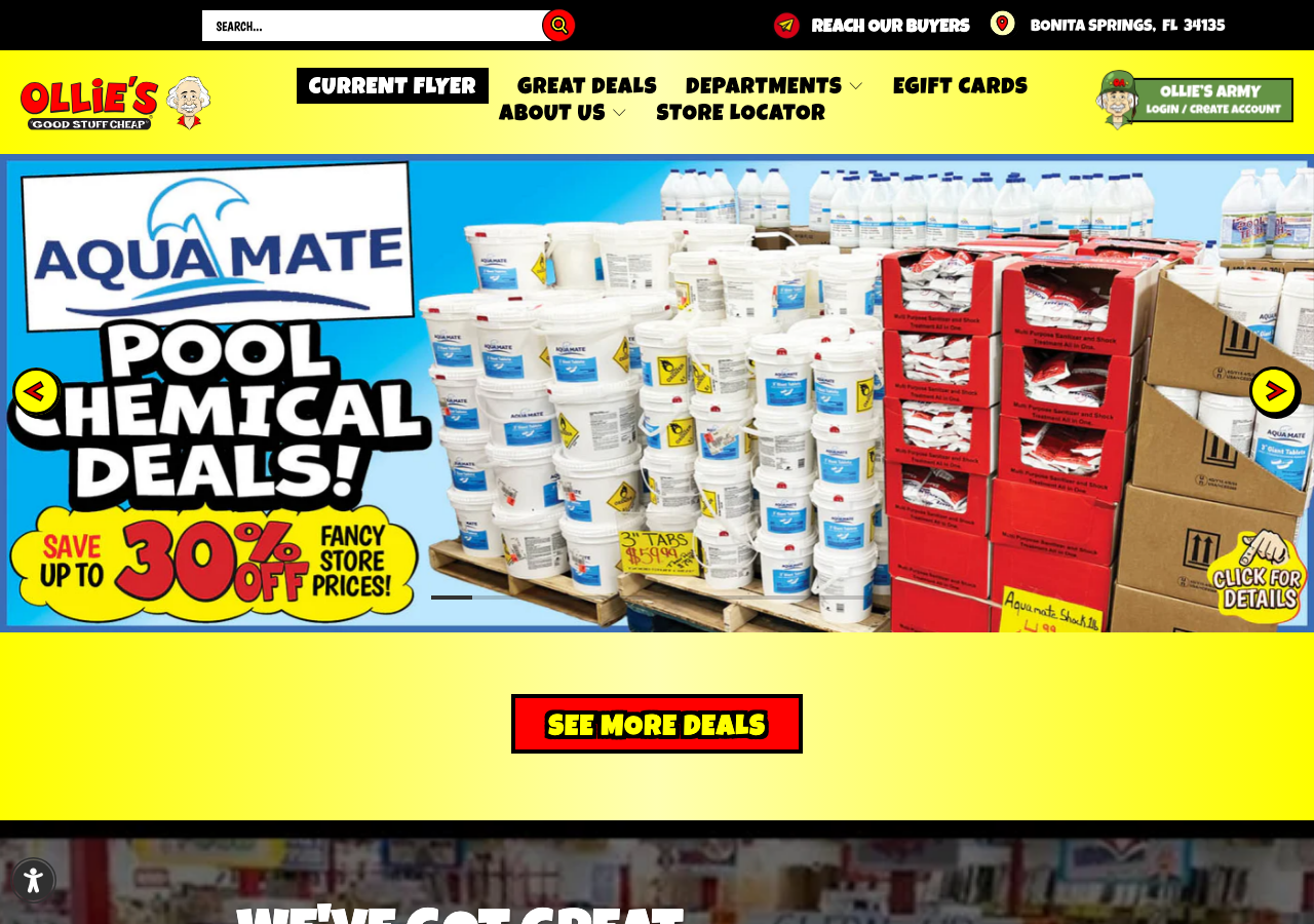 Current website screenshot
