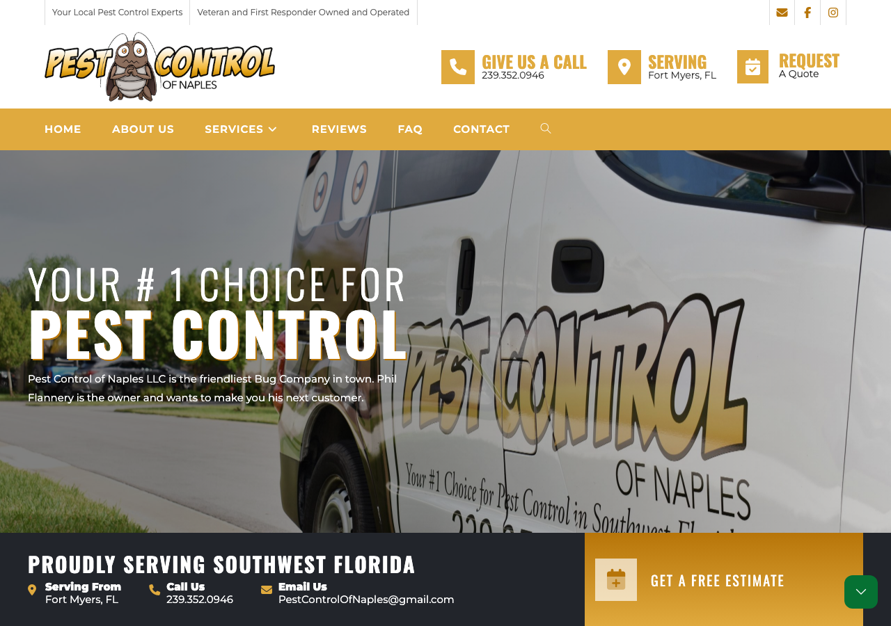 Current website screenshot