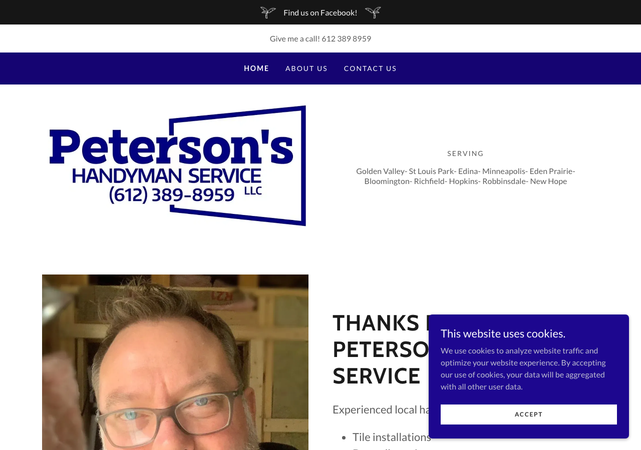 Current website screenshot