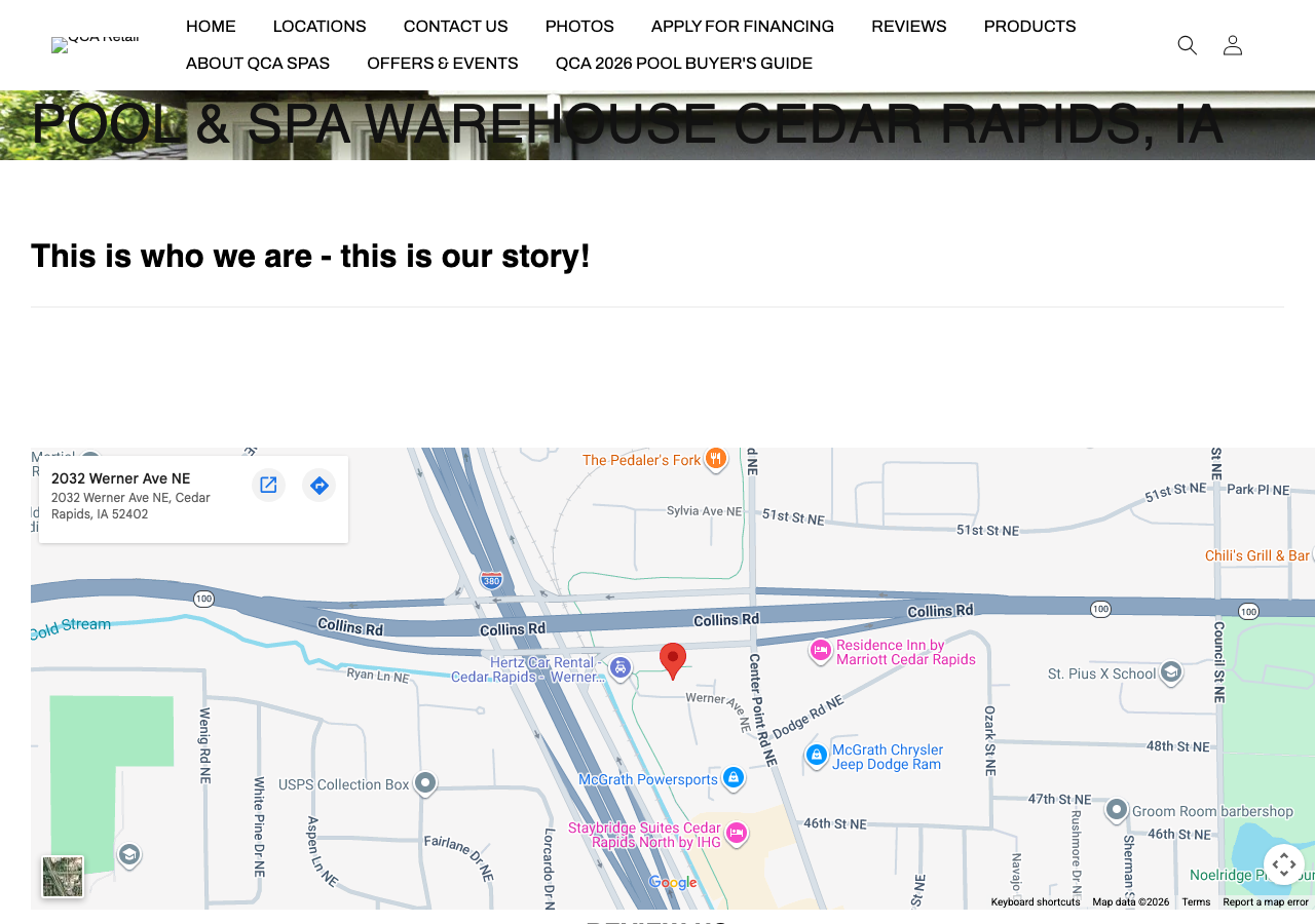 Current website screenshot