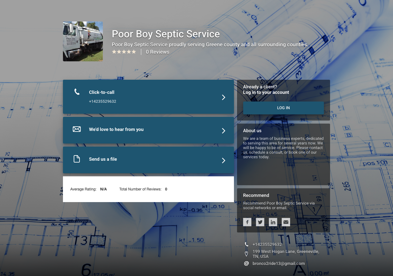 Current website screenshot