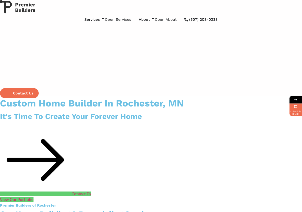 Current website screenshot