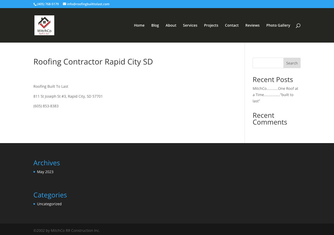 Current website screenshot