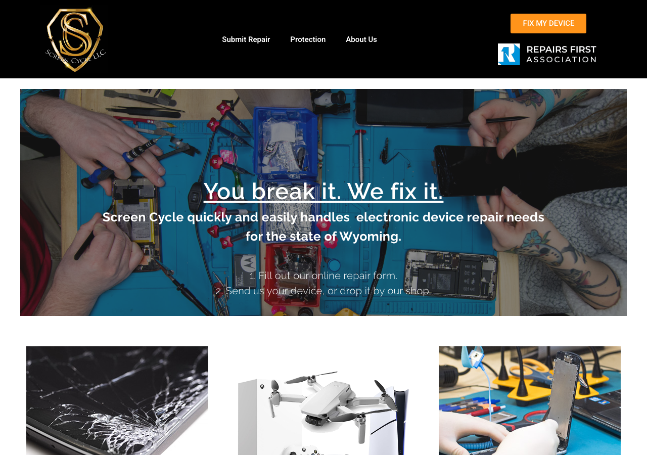 Current website screenshot
