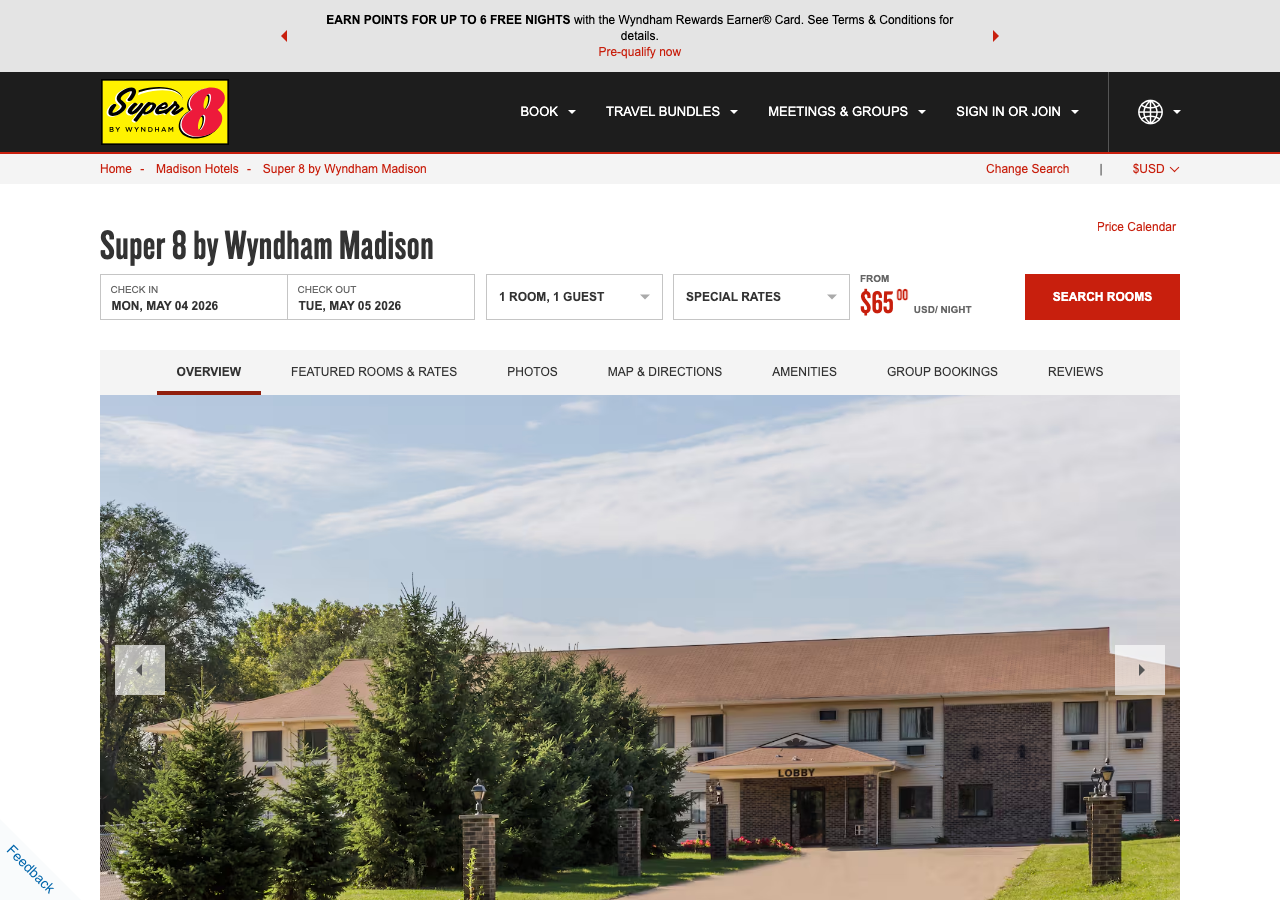 Current website screenshot