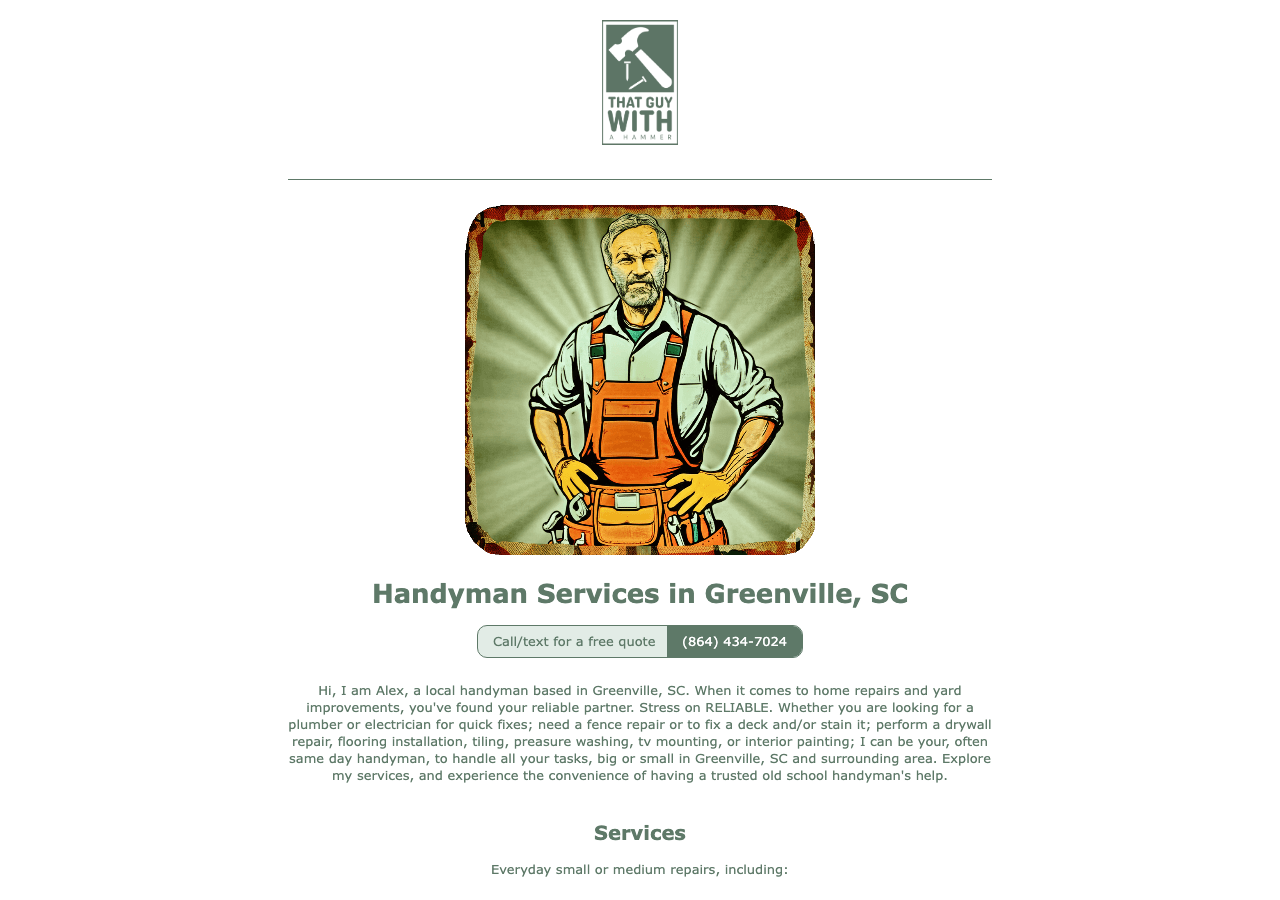 Current website screenshot