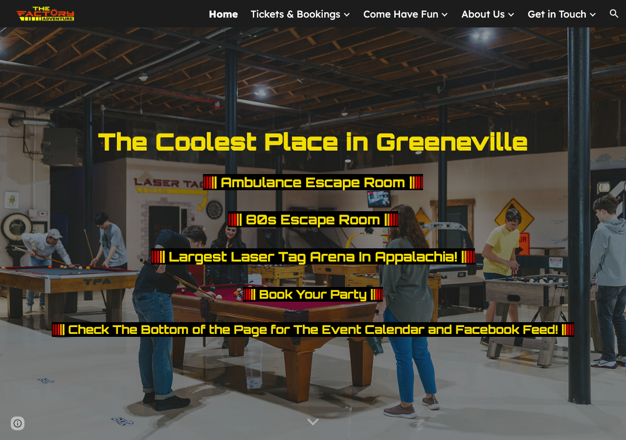Current website screenshot