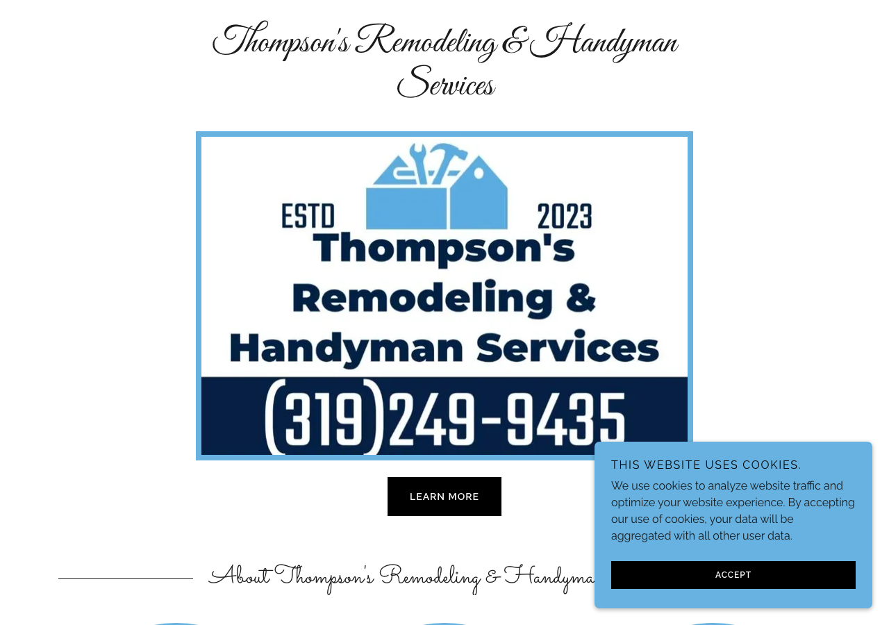 Current website screenshot