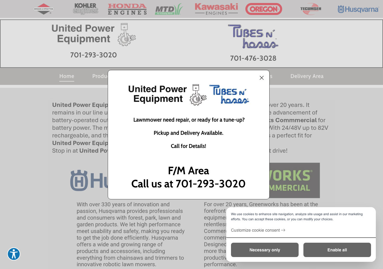 Current website screenshot