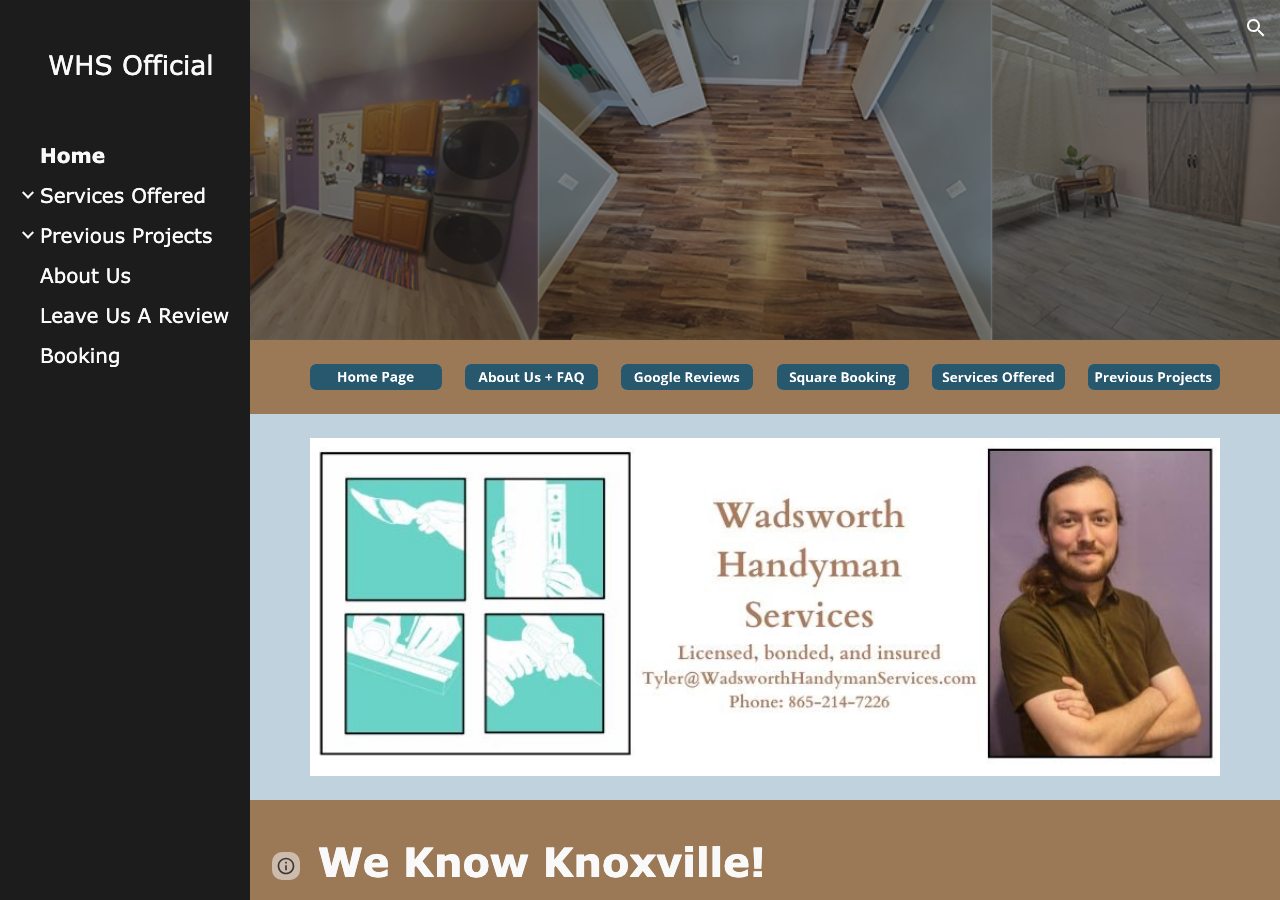 Current website screenshot