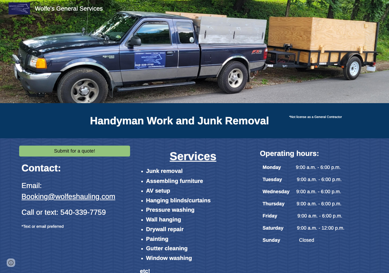 Current website screenshot